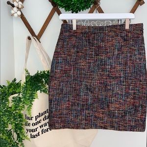 LOFT Size 10P Tweed Skirt